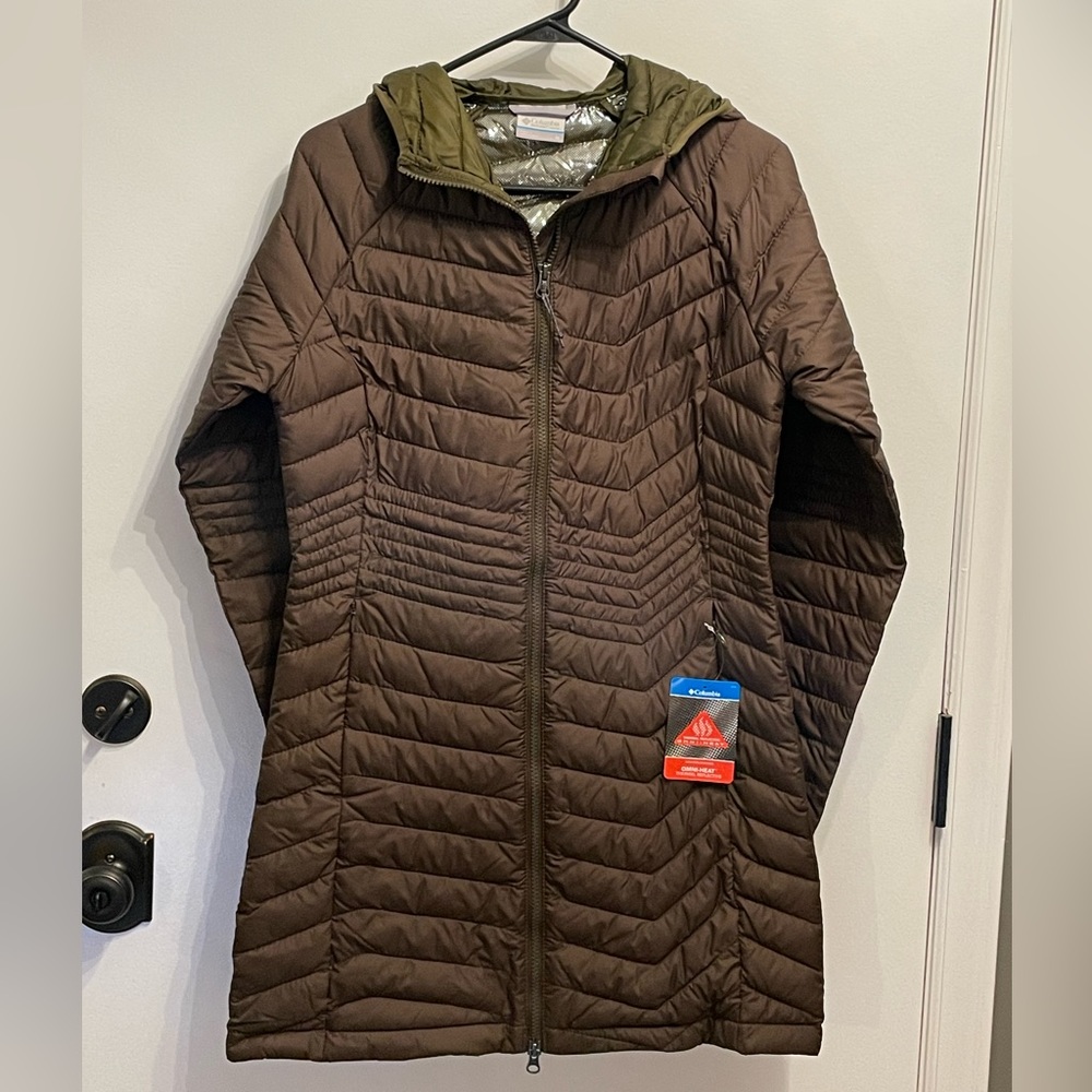 NWT!! Columbia Women's Powder Lite Mid Jacket, Olive Green, Medium